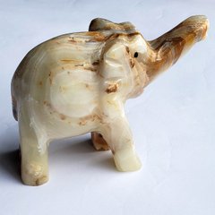 Фігурка з оніксу "Слон" (13 x 4,5 x 10,5 см) FO0092