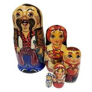 Матрьошка "Українець", 5 ляльок (h-14,5 см) MU087