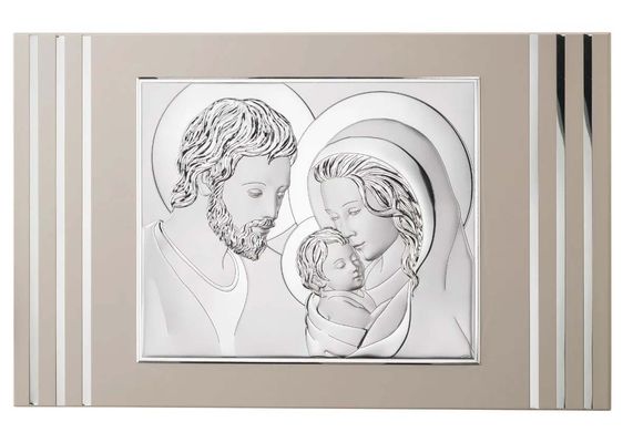 Икона серебряная Valenti Святое Семейство (42 x 68 см) 18317/2L, 42 x 68