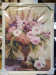 Картина-репродукция "Ваза с цветами" (55 x 75 см) RP0139, 55 x 75, от 51 до 100 см