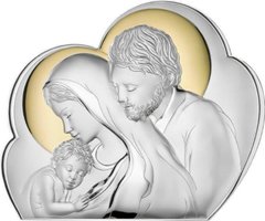 Ікона срібна Valenti Свята Родина (16 x 19 см) 81245 4L