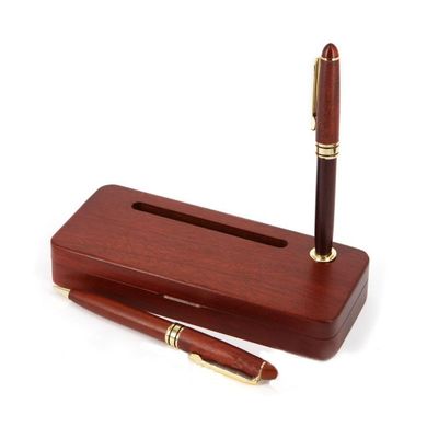 Подарочная шариковая ручка и карандаш с подставкой для визиток Albero Ode D319-101