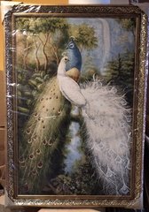 Гобеленова картина "Пара павичів" (79 x 113 см) GB103