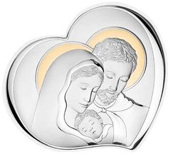 Икона серебряная Valenti Святое Семейство (13 x 15 см) 81252 3L