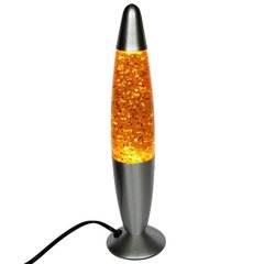 Ночник-светильник "Лавовая лампа - звездочки" оранжевая (h-41 см) LL0008