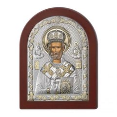 Ікона срібна Valenti Миколай Чудотворець (12 x 16 см) 84126 3LORO