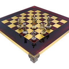 Шахи "Римляни" червоні Manopoulos (28 x 28 см) 088-0304S