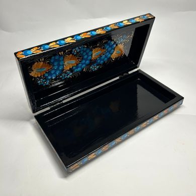 Шкатулка з розписом прямокутна (19,5 x 9,5 x 4 см) SK0472