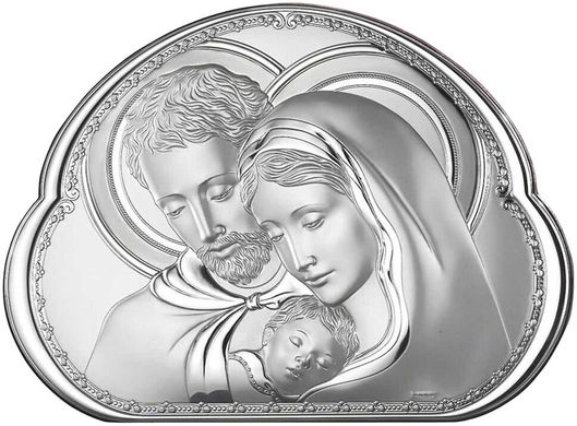 Икона серебряная Valenti Святое Семейство (6,5 x 9,5 см) 8002 1