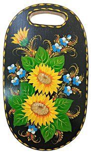 Доска с петриковской росписью М7М (31 x 18 x 1,5 см) TR0560