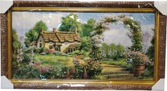Гобеленовая картина "Цветочный рай" (48 x 88 см) GB016
