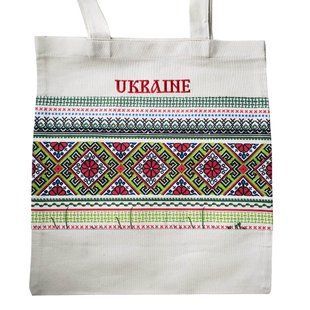 Сумка тканинна з українською символікою (35 x 38 см) US0127