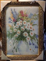 Гобеленовая картина "Цветы" (46 x 64 см) GB146