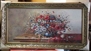 Гобеленова картина "Квіти" (49 x 90 см) GB059