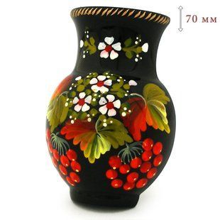Магнит с петриковской росписью - Кувшин (5 x 7 x 2,5 см) SRM089