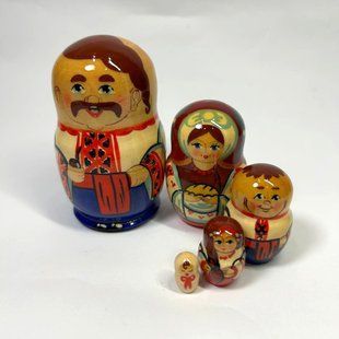 Матрьошка "Українець", 5 ляльок (h-8,5 см) MU149