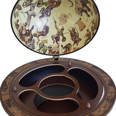 Глобус-бар підлоговий Zoffoli (Італія) Minerva Safari (50 x 50 x 93 см) 248-0013