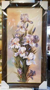 Картина-репродукция "Ирисы" (42 x 79 см) RP0142