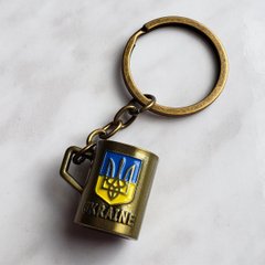 Брелок з українською символікою "Кухоль" KM-195