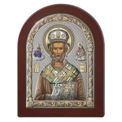 Ікона срібна Valenti Миколай Чудотворець (15 x 20 см) 84126 4LCOL