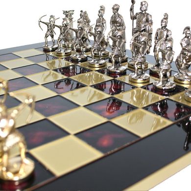 Шахматы "Римляне" красные Manopoulos (44 x 44 см) 088-1003S