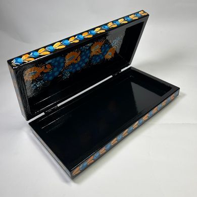 Шкатулка з розписом прямокутна (19,5 x 9,5 x 4 см) SK0475