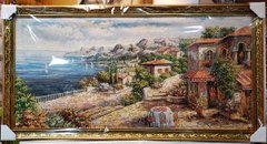 Гобеленовая картина с люрексом "Морское побережье" (66 x 125 см) GB089