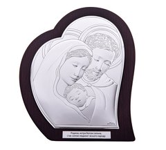 Ікона срібна Valenti Свята Родина (15 x 17,5 см) 81330 2L