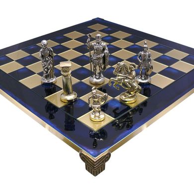 Шахи "Римляни" сині Manopoulos (44 x 44 см) 088-1101S