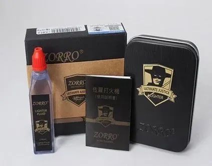 Запальничка бензинова "Україна" Zorro Lighter (Подарункова коробка, бензин) HL-407