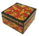 Шкатулка з розписом прямокутна (12 x 12 x 6,5 см) SK0461