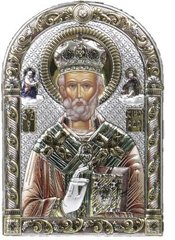 Икона серебряная Valenti Николай Чудотворец (7,5 x 11 см) 84126 2LCOL