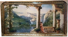 Гобеленовая картина "Дама у колонны" (70 x 128 см) GB105