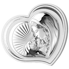 Ікона срібна Valenti Богоматір з Немовлям (10,5 x 8,5 см) 81297 2L