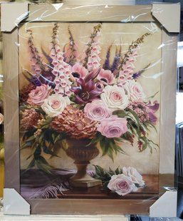Картина-репродукция "Ваза с цветами" (48 x 58 см) RP0146