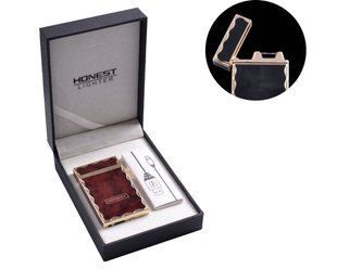 Электроимпульсная зажигалка в подарочной упаковке Honest (USB) XT-4769-2