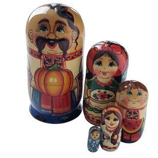 Матрьошка "Українець", 5 ляльок (h-12,5 см) MU126