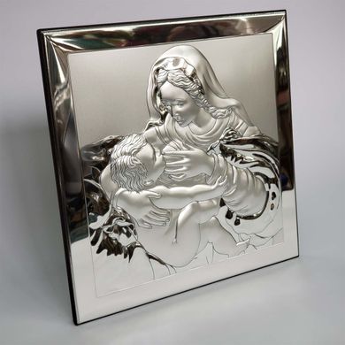 Ікона срібна Valenti Годувальниця (18 x 18 см) 80002 4XL