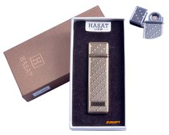 USB зажигалка в подарочной упаковке "Hasat" (Двухсторонняя спираль накаливания) 4800-6