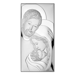 Икона серебряная Valenti Святое Семейство (15 x 26 см) 81320 5XL