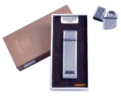 USB зажигалка в подарочной упаковке "Hasat" (Двухсторонняя спираль накаливания) 4800-8