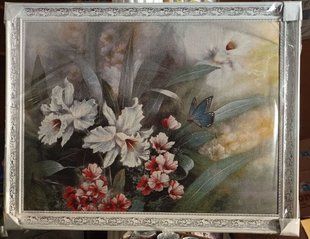 Гобеленовая картина "Цветы" (88 x 113 см) GB066