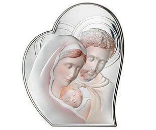 Ікона срібна Valenti Свята Родина (12,5 x 15 см) 81050 2LCOL