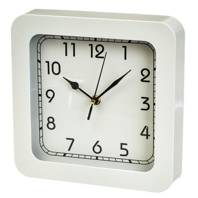 Часы "Белый квадрат" (23 см) 2003-016