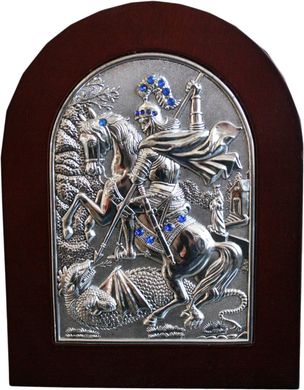 Икона "Георгий Победоносец" (21,5 x 16 x 1 см) 460-1260