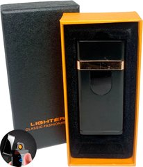 Электрическая зажигалка сенсорная с USB-зарядкой и подсветкой HL-511 Black
