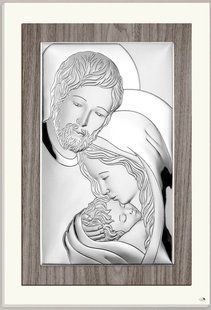 Икона серебряная Valenti Святое Семейство (13 x 19 см) L240 3