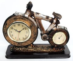 Часы с термометром "Велосипед" (29 x 10 x 24 см) 124-0022
