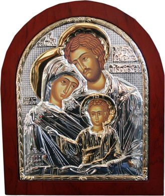 Икона посеребренная Святое Семейство (31 x 25,5 x 1,5 см) 466-8282