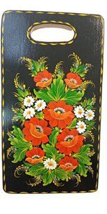 Доска с петриковской росписью М6М (29 x 16 x 1,5 см) TR0561